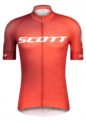 Pánsky cyklistický dres Scott Shirt M 's RC Pro s / sl Fier Rd / Whte